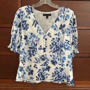Banana Republic Floral Top (petite)